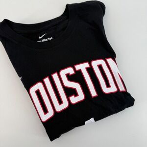 Nike Houston Rockets Jalen Green 4 Jersey T Shirt Kids Large Black‎ Basketball